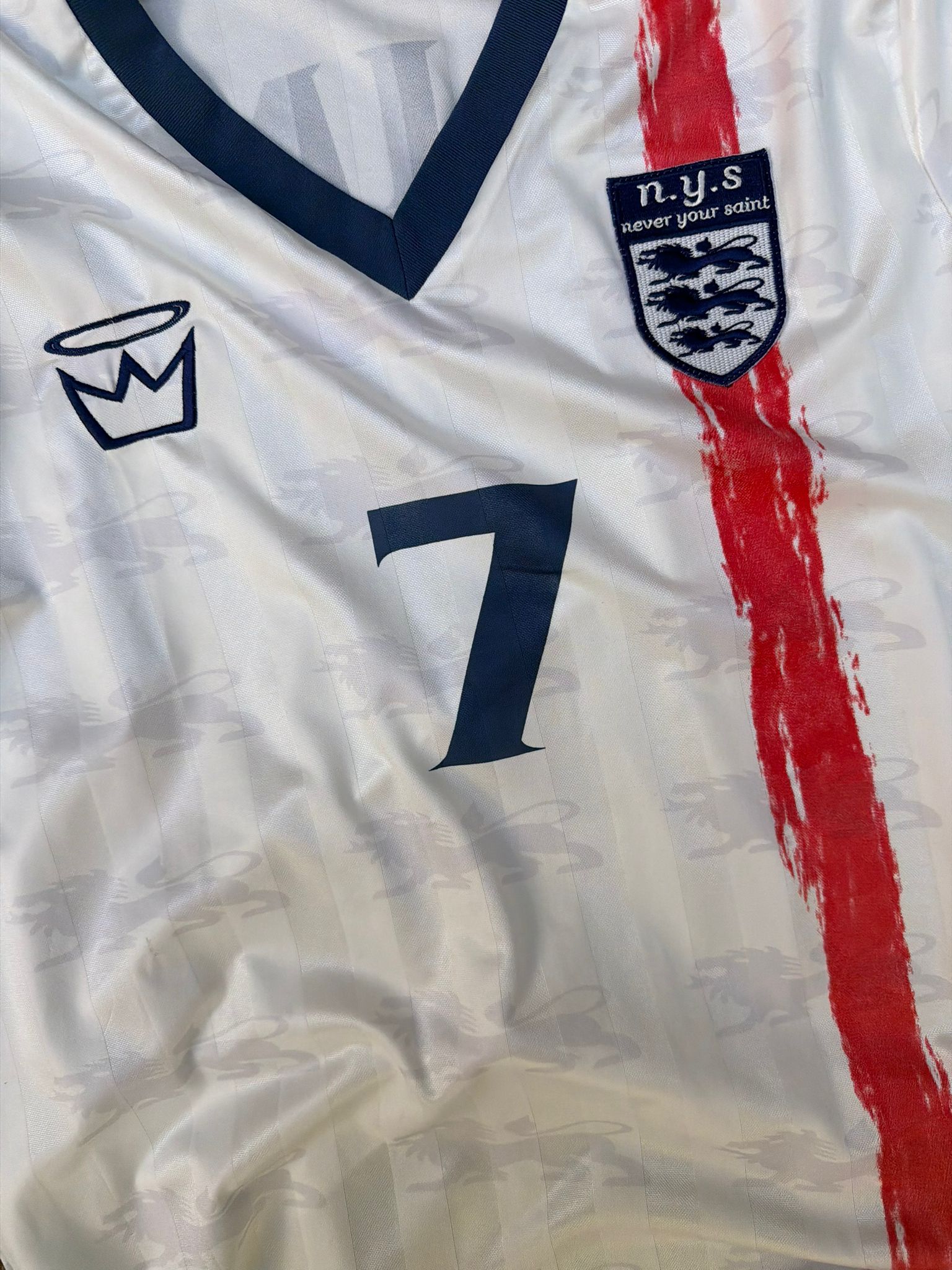 Three Lions Long Sleeve Football Shirt